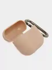 Пудровый чехол силиконовый для наушников AirPods 4/Эйрподс 4