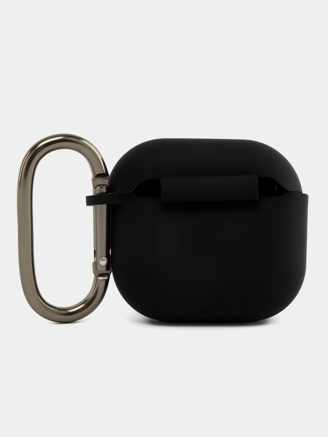 Черный чехол силиконовый для наушников AirPods 4/Эйрподс 4