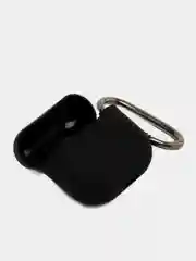 Черный чехол силиконовый для наушников AirPods 4/Эйрподс 4