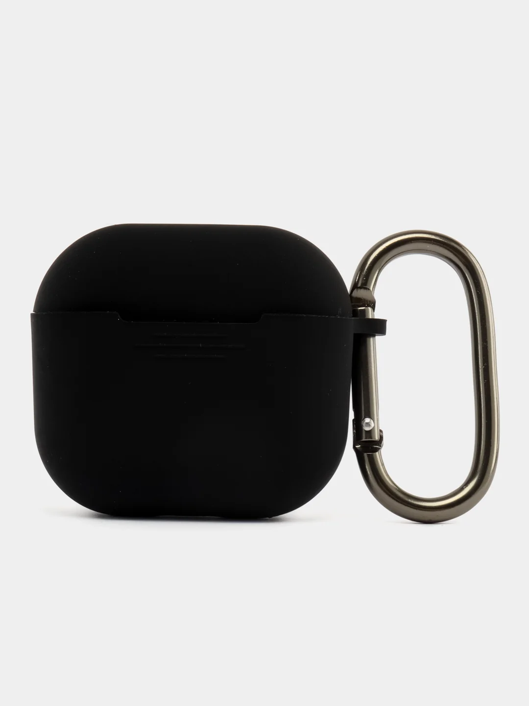 Черный чехол силиконовый для наушников AirPods 4/Эйрподс 4