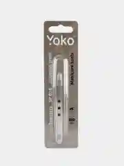 Пинцет для бровей и ресниц YOKO SP 010 японская сталь, прямой, матовый, длина 95 мм