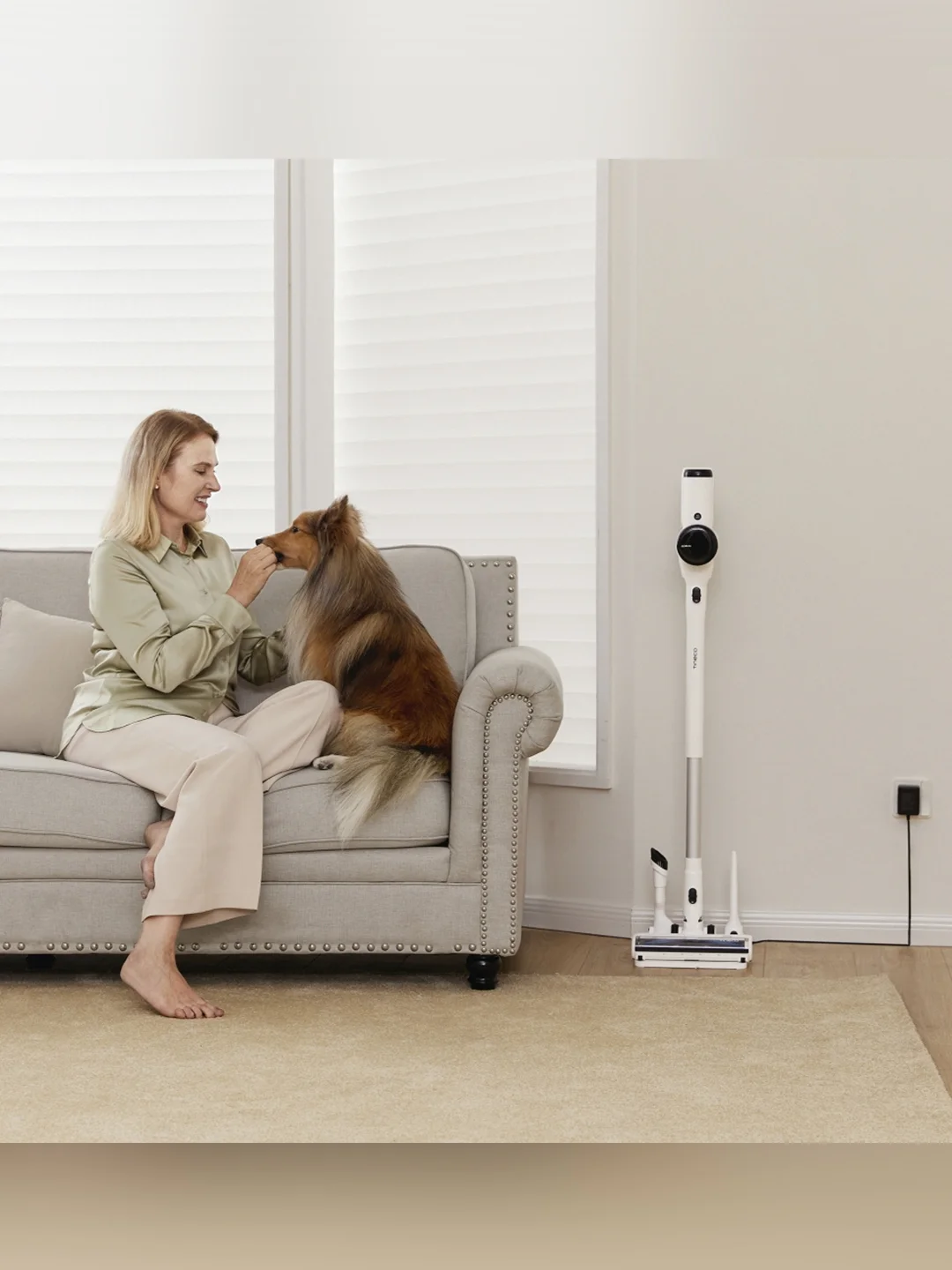 Вертикальный пылесос Tineco Pure One Air Pet, белый
