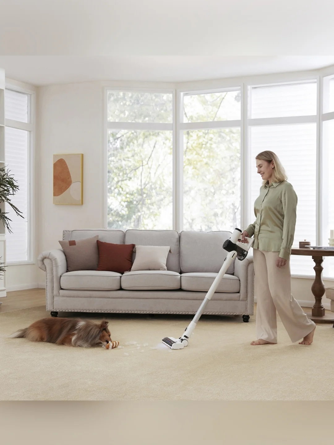 Вертикальный пылесос Tineco Pure One Air Pet, белый