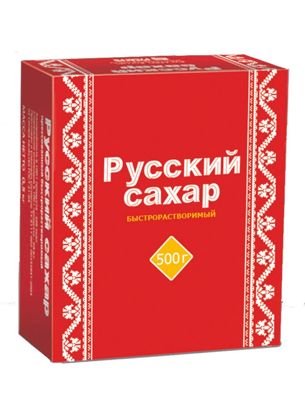 Сахар-рафинад  РУССКИЙ САХАР быстрорастворимый, 0,5кг