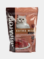 Сухой корм Мираторг Extra для стерелизованных кошек со вкусом телятины