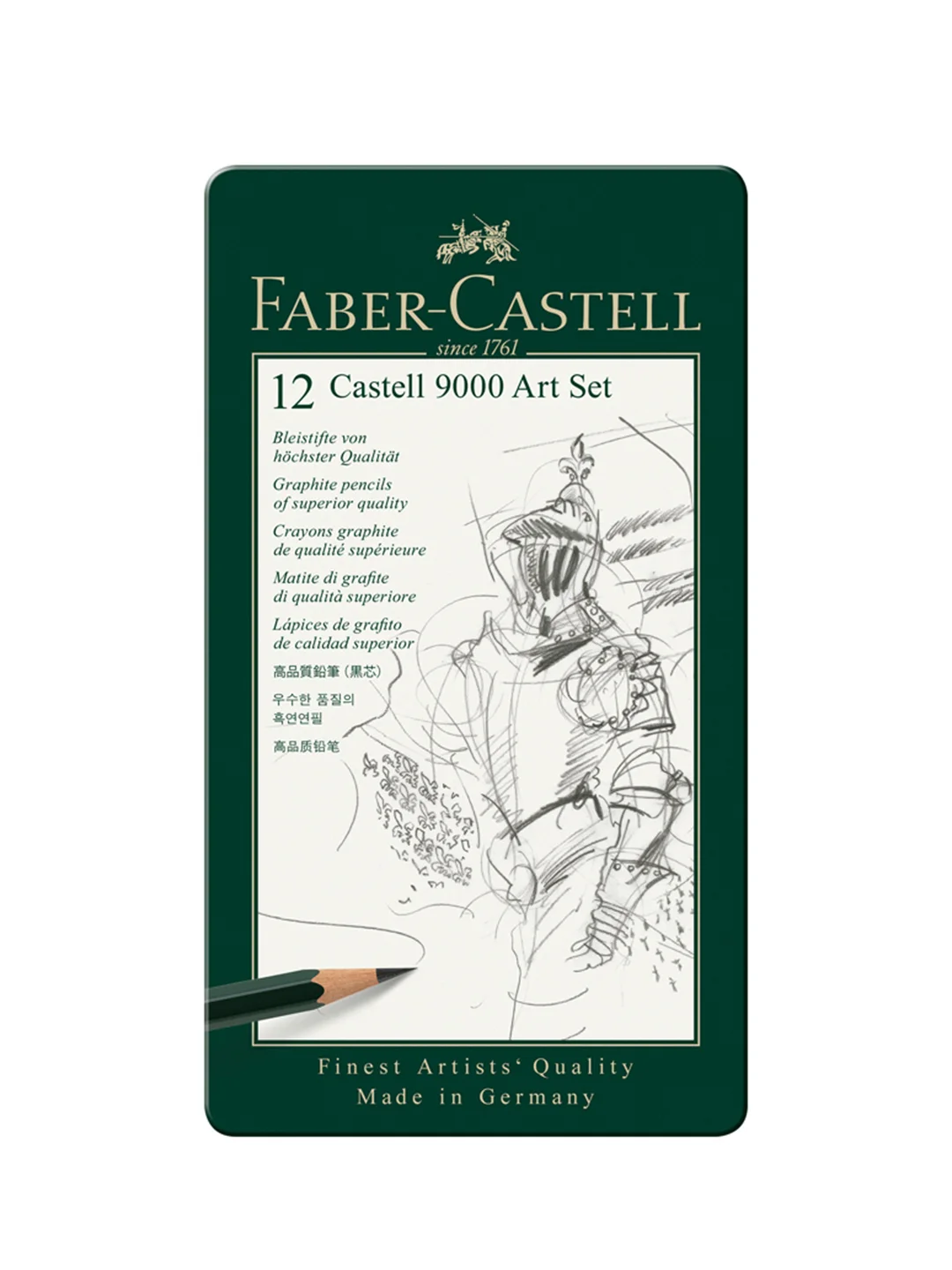 Набор карандашей ч/г Faber-Castell "Castell 9000 Art Set", 12шт., 2H-8B