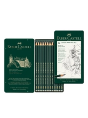 Набор карандашей ч/г Faber-Castell "Castell 9000 Art Set", 12шт., 2H-8B