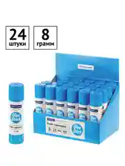 Клей-карандаш OfficeSpace, 08г, дисплей, ПВА
