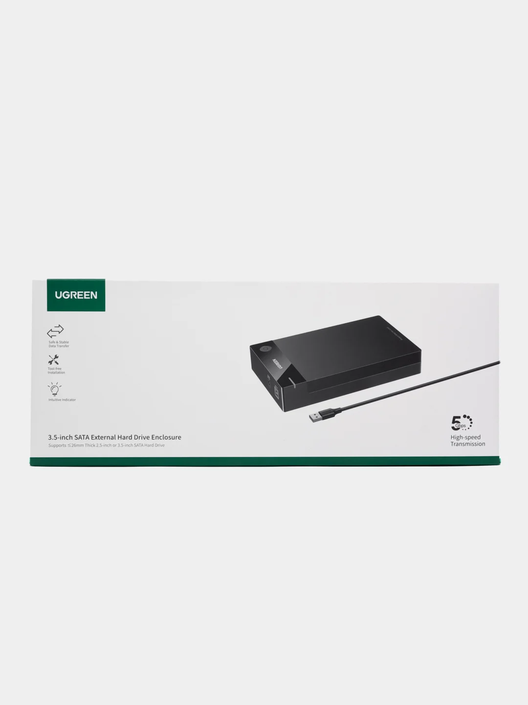 Внешний корпус Ugreen для HDD 3.5", USB 3.0 (50422)