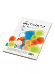 Бумага цветная OfficeSpace "Multicolor", А4, 80г/м2, 100л., (10 цветов)