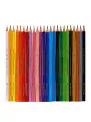 Карандаши цветные Faber-Castell "Замок", 24цв., шестигр., заточ., картон, европодвес