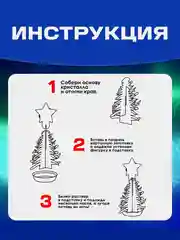 Зеленый выращивание кристаллов. Химические опыты для детей. Дед Мороз, Снегурочка, Ёлочка