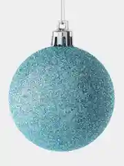 Бирюзовый новогодние елочные шары, набор 35 шт/уп 6см