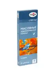 Краски масляные Гамма "Студия", 10 цветов + 2 белых, туба 9мл, картон. упаковка