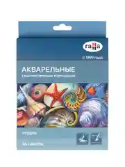 Карандаши акварельные художественные Гамма "Студия", 36цв., заточен., картон. упаковка