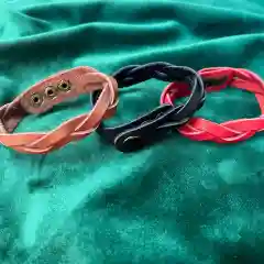 Кожанный браслет