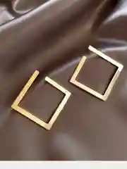 Бежевый меланж серьги женские