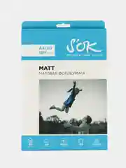 Белый фотобумага SOK матовая, формат А4, плотность 180г/м2, 50 листов SA4180050M