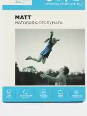 Белый фотобумага SOK матовая, формат А6 10x15, плотность 200г/м2, 50 листов SA6200050M