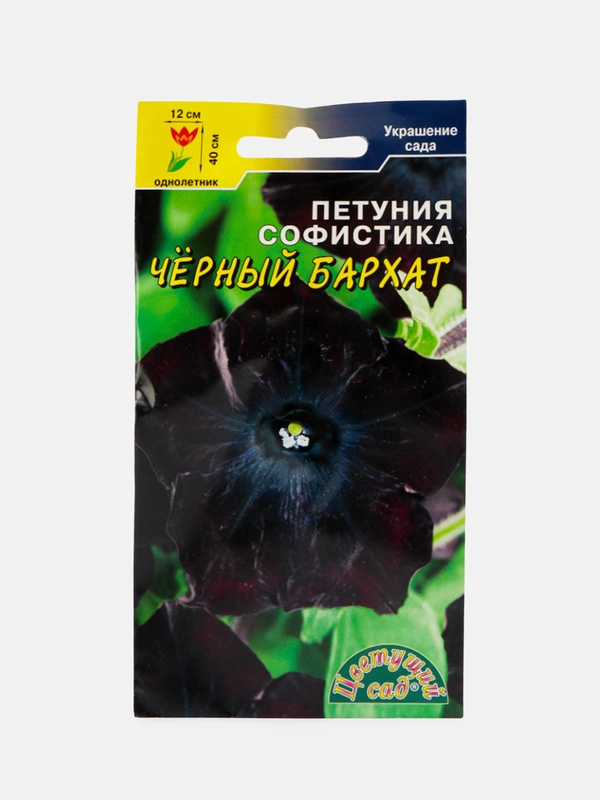 Петуния Софистика Черный Бархат Цветущий сад