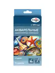 Карандаши акварельные художественные Гамма "Студия", 12цв., заточен., картон. упаковка