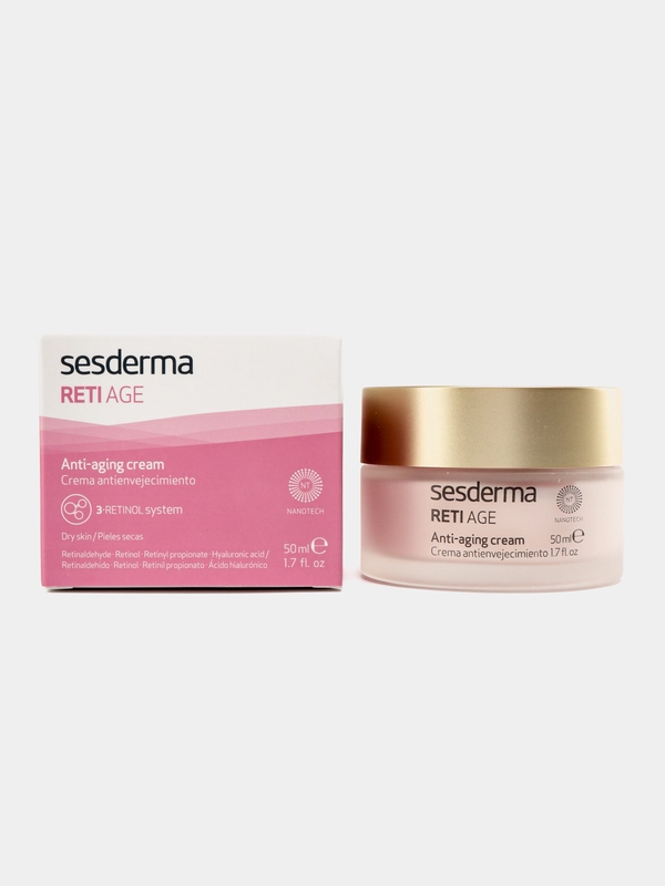 Sesderma RETI AGE Крем увлажняющий антивозрастной, омоложение лица, 50 мл