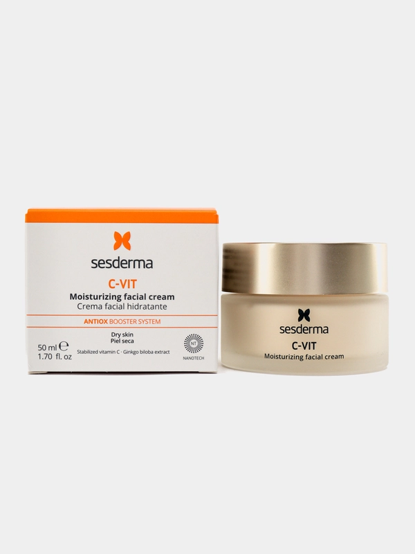 Sesderma C-VIT Крем увлажняющий для нормальной и сухой кожи лица с витамином C, 50 мл