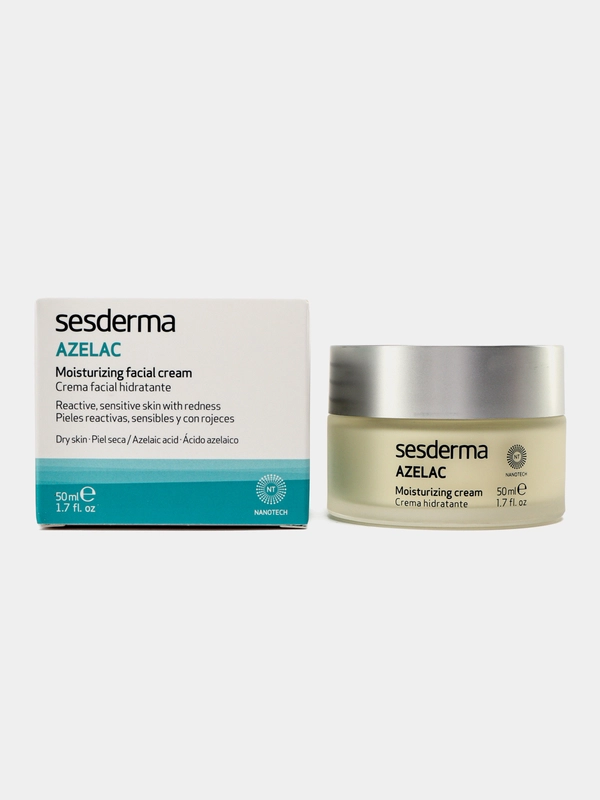 Sesderma AZELAC Крем увлажняющий для кожи лица с азелаиновой кислотой и пантенолом, 50 мл