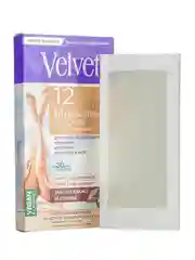 Velvet восковые полоски для депиляции для жестких волос
