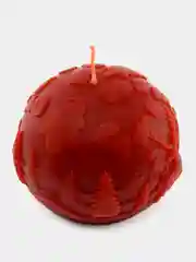 Свеча интерьерная, новогодняя, декоративная, шар новогодний