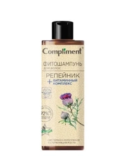 Compliment РЕПЕЙНИК + ВИТАМИННЫЙ КОМПЛЕКС фитошампунь для волос, 400мл (NEW)