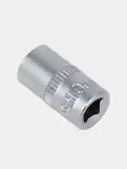 Головка торцевая 6 граней, профиль 1/4" размер 6, 7, 8, 9, 10, 12, 13, 14, 17, 19 мм