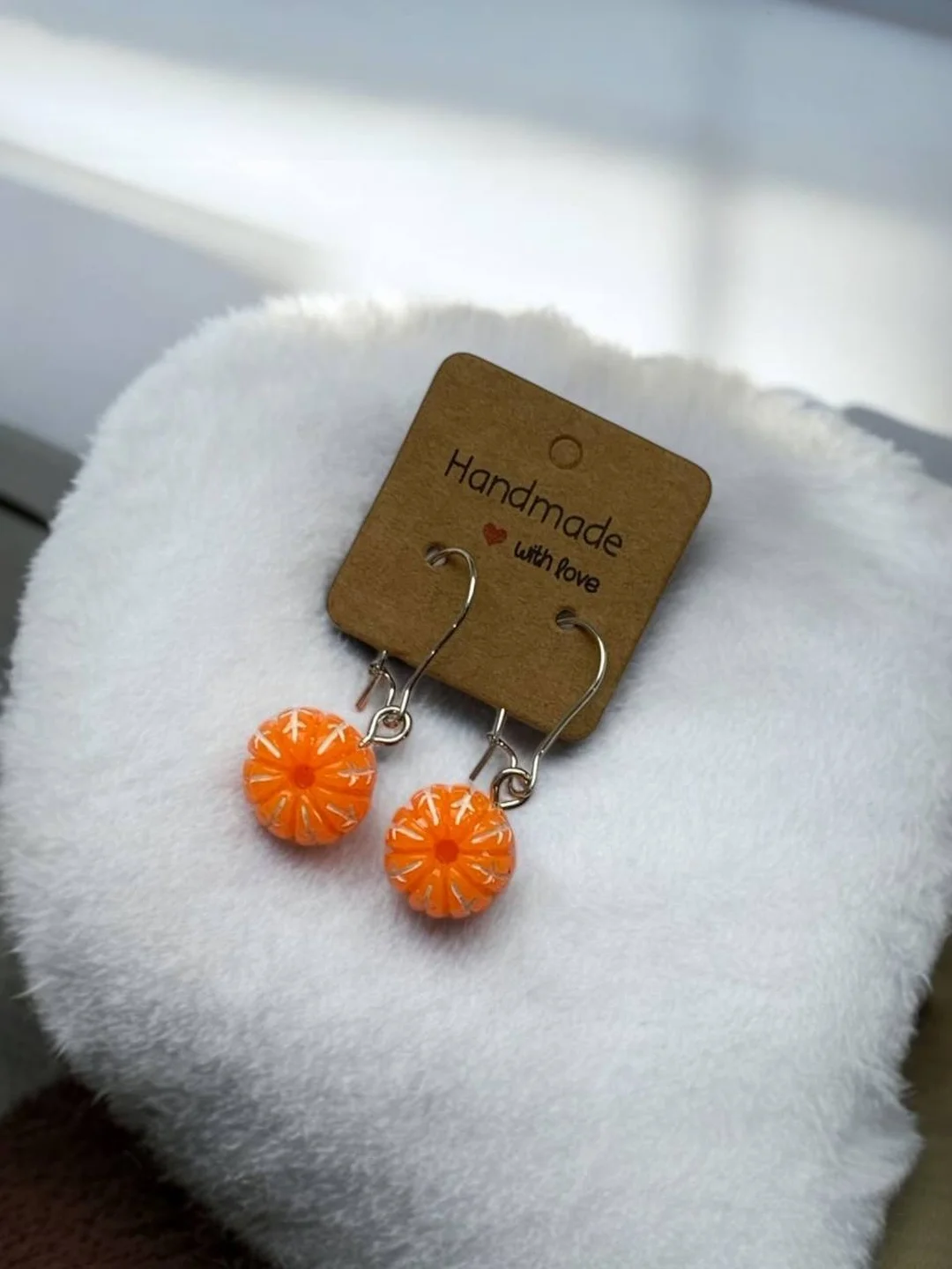 Серьги женские мандаринки