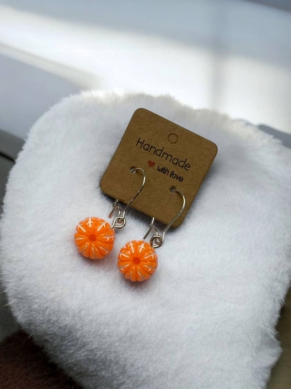 Серьги женские мандаринки