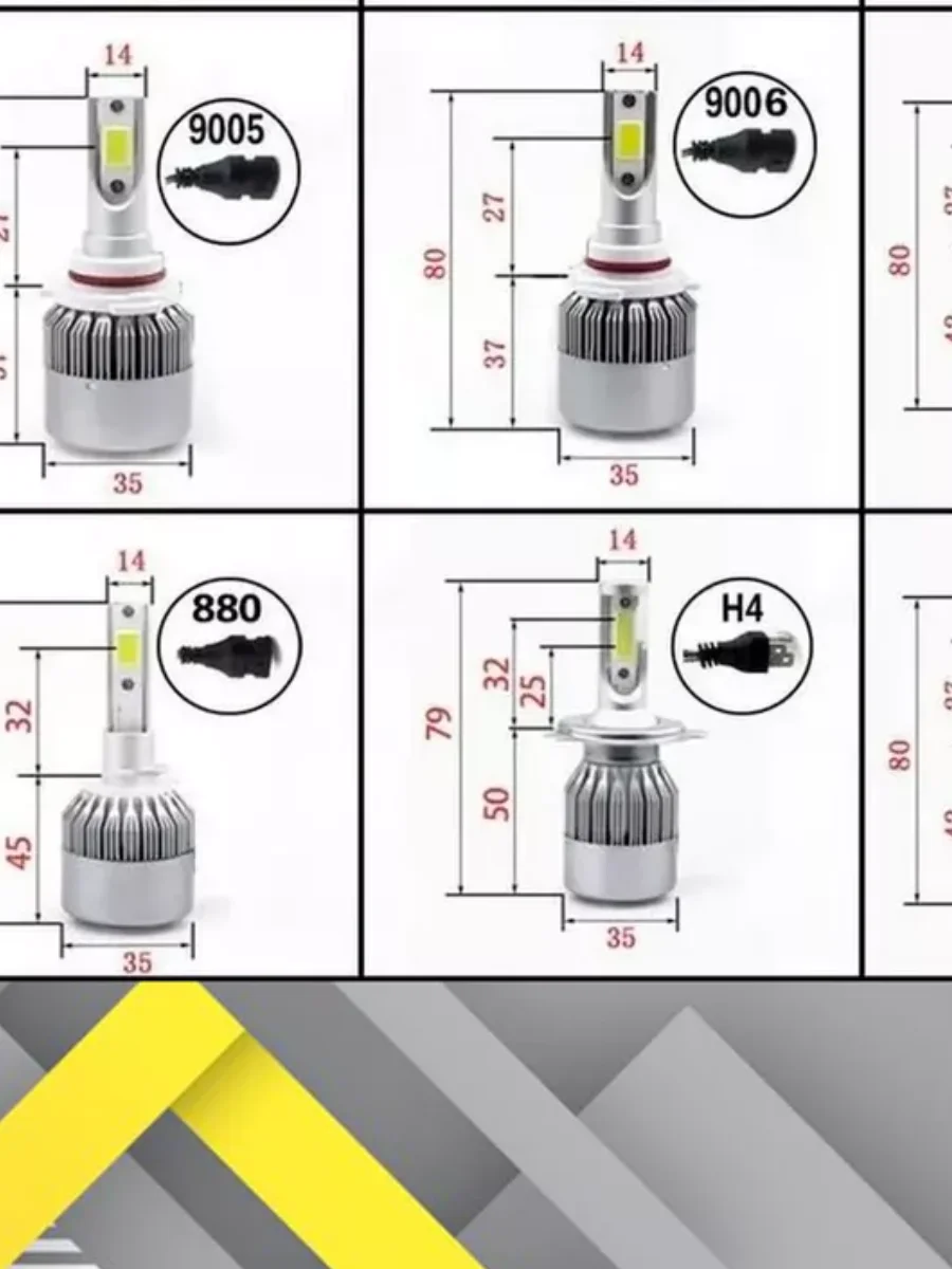 Светодиодные автомобильные лампы C6 LED H1