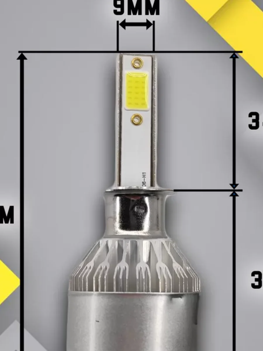 Светодиодные автомобильные лампы C6 LED H1