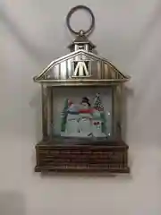 Серебряный светильник- фонарь Новогодний декоративный большой музыкальный с подсветкой
