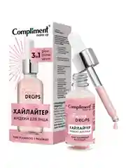Compliment Жидкий хайлайтер для лица Розовый, 18мл