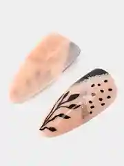 Конфетный накладные ногти с дизайном, 24 штуки + клей