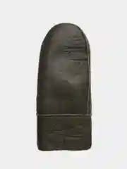 Тёмно-зелёный рукавицы(врежки) из натуральной овчины , 3 цвета