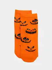 Оранжевый носки с принтом Хэллоуин Halloween