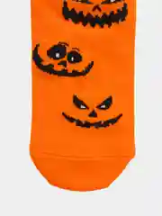 Оранжевый носки с принтом Хэллоуин Halloween