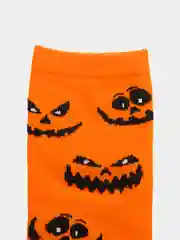 Оранжевый носки с принтом Хэллоуин Halloween