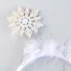 Белый карнавальный набор Снежинка