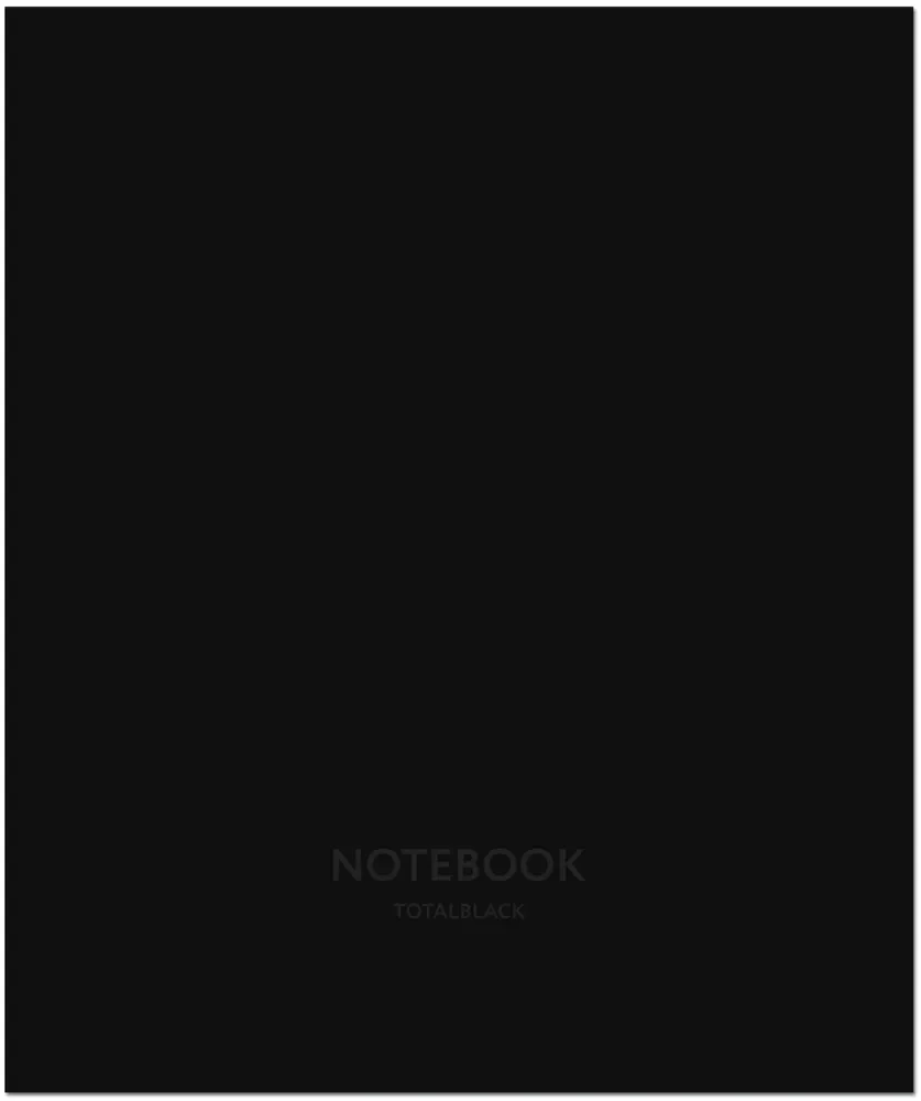 Тетрадь общая 48л. в клетку, "TotalBlack"