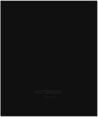 Тетрадь общая 48л. в клетку,  "TotalBlack"