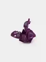 Фиолетовый шар-трансформер "BAKUGAN", Бакуган с магнитной карточкой + фишка, 8 цветов / набор