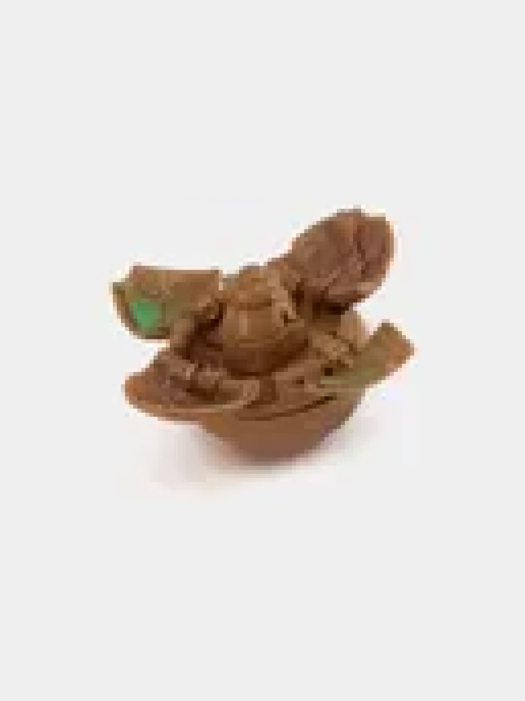 Коричневый шар-трансформер "BAKUGAN", Бакуган с магнитной карточкой + фишка, 8 цветов / набор