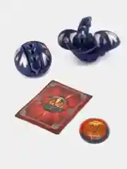 Синий шар-трансформер "BAKUGAN", Бакуган с магнитной карточкой + фишка, 8 цветов / набор