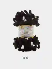 Хром пряжа Alize Puffy Color, петельки большие, 100 г, 9 м